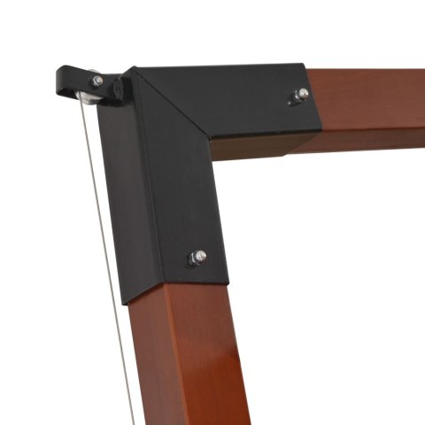  Wiszący parasol z drewnianym słupkiem, 400 x 300 cm, taupe Lumarko!