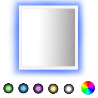  Lustro łazienkowe LED, białe, 40x8,5x37cm, płyta wiórowa Lumarko!