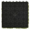  Sztuczna trawa w płytkach, 22 szt., zielona, 30x30 cm Lumarko!