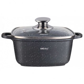  Kinghoff Garnek Marmurowy 22cm Kh-1602 3,7l Lumarko!