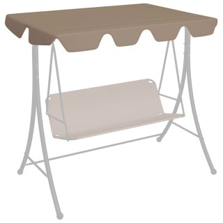  Zadaszenie do huśtawki ogrodowej, taupe, 188/168x110/145 cm Lumarko!