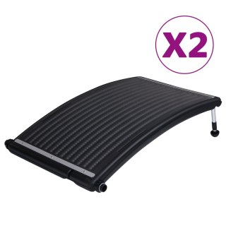  Solarne podgrzewacze wody w basenie, łuki, 2 szt., 110x65 cm Lumarko!