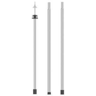  Teleskopowy słupek do tarpa, dł. 102-260 cm, aluminium Lumarko!