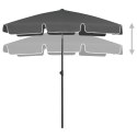  Parasol plażowy, antracytowy, 180x120 cm Lumarko!