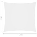  Kwadratowy żagiel ogrodowy, tkanina Oxford, 4,5x4,5 m, biały Lumarko!