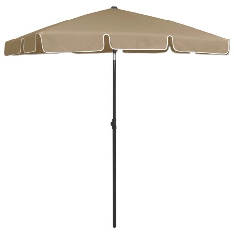  Parasol plażowy, taupe, 180x120 cm Lumarko!
