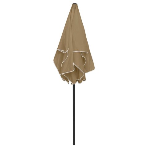  Parasol plażowy, taupe, 180x120 cm Lumarko!