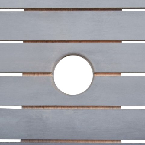  9-częściowy zestaw mebli ogrodowych, drewno akacjowe, szare Lumarko!