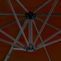  Wiszący parasol ze słupkiem aluminiowym, terakotowy, 300 cm Lumarko!