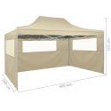  Profesjonalny, składany namiot imprezowy, 3 ściany, 3x4 m, stal Lumarko!