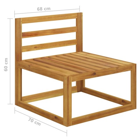  2-cz. zestaw wypoczynkowy do ogrodu, z poduszkami, lita akacja Lumarko!