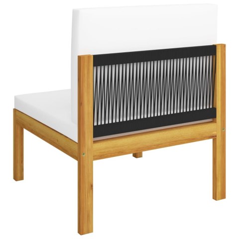  2-cz. zestaw wypoczynkowy do ogrodu, poduszki, drewno akacjowe Lumarko!