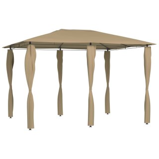 Altana ze ścianami bocznymi, 3x4x2,6 m, kolor taupe, 160 g/m² Lumarko!