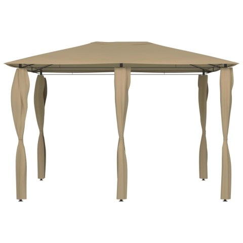  Altana ze ścianami bocznymi, 3x4x2,6 m, kolor taupe, 160 g/m² Lumarko!