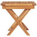  Leżak ze stolikiem i poduszką, lite drewno tekowe Lumarko!