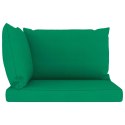  Ogrodowa sofa 2-os. z palet, z zielonymi poduszkami, sosna Lumarko!