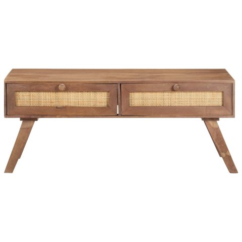  Stolik kawowy, 100 x 60 x 40 cm, lite drewno mango Lumarko!