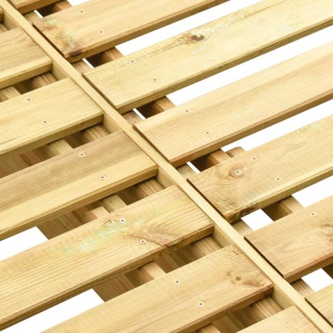  Leżak podwójny, impregnowane na zielono drewno sosnowe Lumarko!