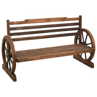  Ławka ogrodowa, 112 cm, lite drewno jodłowe Lumarko!