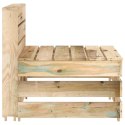  Ogrodowa sofa środkowa z palet, impregnowane drewno sosnowe Lumarko!