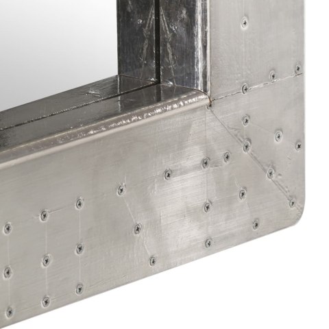  Lustro ścienne w stylu Aviator, 50x50 cm, metalowe Lumarko!
