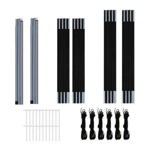  Namiot turystyczny 6-osobowy, niebiesko-zielony Lumarko!