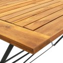  Składany stół ogrodowy, 120x70x74 cm, lite drewno akacjowe Lumarko!