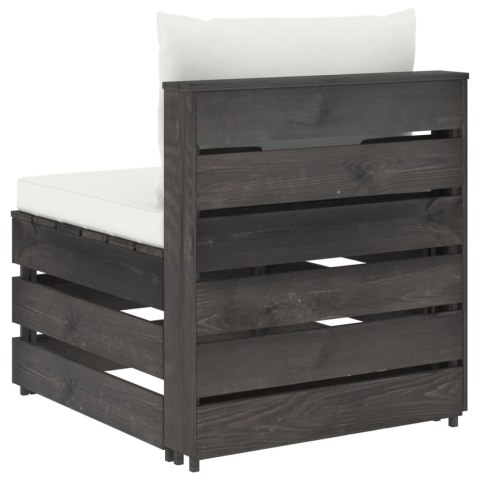  Moduł sofy środkowej z poduszkami, impregnowane drewno Lumarko!