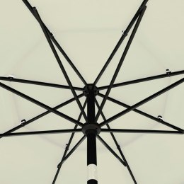 3-poziomowy parasol na aluminiowym słupku, piaskowy, 3,5 m Lumarko!