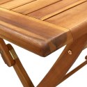  Składany stół ogrodowy, 120 x 70 x 75 cm, lite drewno akacjowe Lumarko!