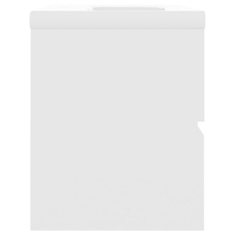  Szafka z wbudowaną umywalką, biała, płyta wiórowa Lumarko!