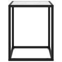  Stolik herbaciany, szkło w kolorze biały marmur, 40x40x50 cm Lumarko!