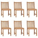  Krzesła ogrodowe z poduszkami, 6 szt., lite drewno tekowe Lumarko!