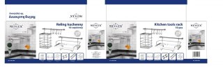  Reling Kuchenny 10 Elementowy Metlex Mx-4540 Srebrny Lumarko!