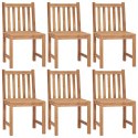 Krzesła ogrodowe 6 szt., z poduszkami, lite drewno tekowe Lumarko!