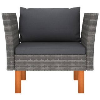  Sofa ogrodowa, polirattan i lite drewno eukaliptusowe Lumarko!