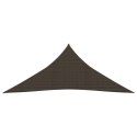  Żagiel przeciwsłoneczny, 160 g/m², brązowy, 3,6x3,6x3,6m, HDPE Lumarko!