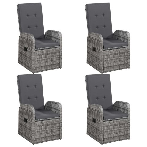  5-częściowy zestaw mebli ogrodowych, szary Lumarko!