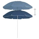  Parasol ogrodowy na stalowym słupku, niebieski, 180 cm Lumarko!