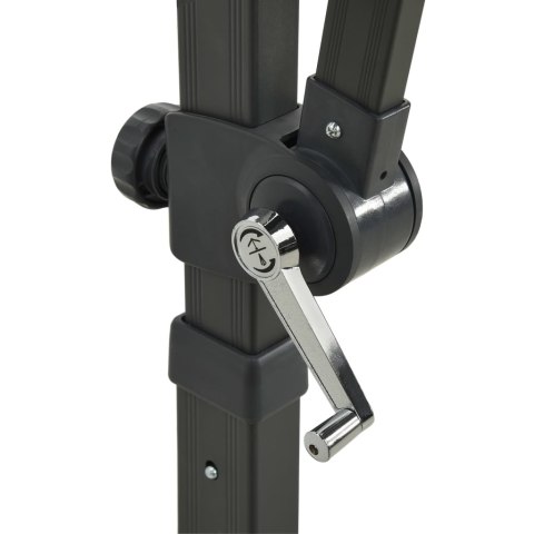  Parasol wiszący z podwójną czaszą, lazurowy, 250x250 cm Lumarko!