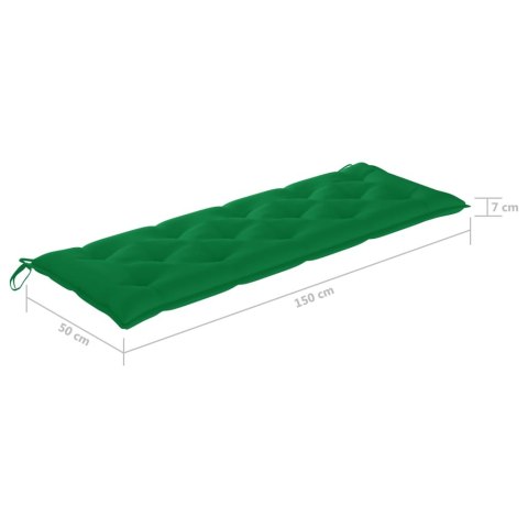  Poduszka na huśtawkę, zielona, 150 cm, tkanina Lumarko!