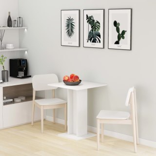  Stolik bistro, biały, 60x60x75 cm, płyta wiórowa Lumarko!