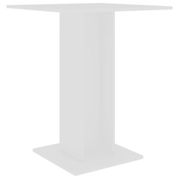  Stolik bistro, biały, 60x60x75 cm, płyta wiórowa Lumarko!