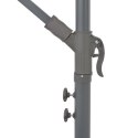  Parasol wiszący z lampkami LED, lazurowy, 350 cm Lumarko!