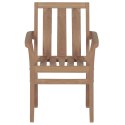  Krzesła ogrodowe, 2 szt., jasnozielone poduszki, drewno tekowe Lumarko!