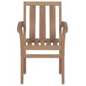  Krzesła ogrodowe, 2 szt., szare poduszki, lite drewno tekowe Lumarko!