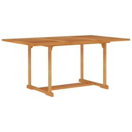  Stół ogrodowy, 150x90x75 cm, lite drewno tekowe Lumarko!