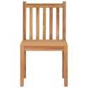 Krzesła ogrodowe, 8 szt., z poduszkami, lite drewno tekowe Lumarko!