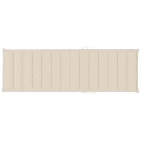  Podwójny leżak z kremowymi poduszkami, impregnowana sosna Lumarko!