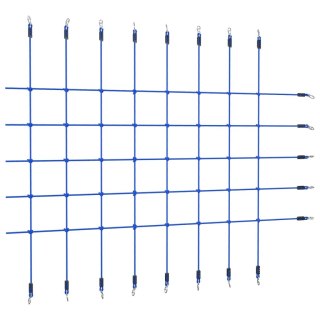  Siatka do wspinania, 200x150 cm, niebieska Lumarko!